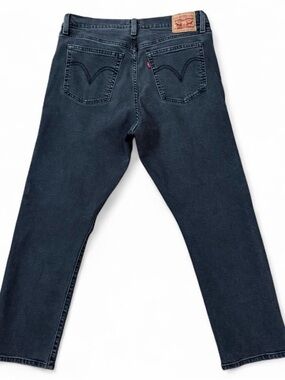 Levi's black wedgie straight jeans
